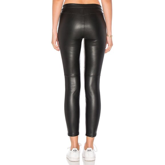 Free People Vegan Leather Moto Leggings - Picture 2 of 15